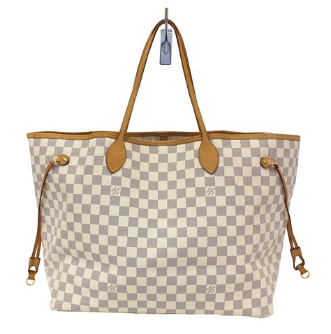 lv white checkered bag|louis vuitton white checkered bag.